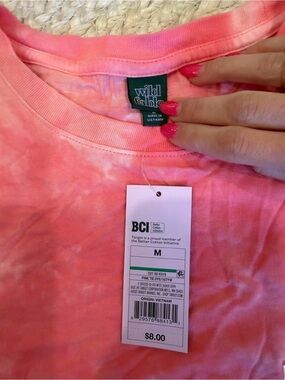 Target Tie-Dye Crewneck Tee - Pink/Coral